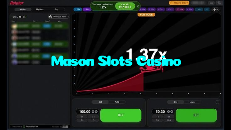 Mason Slots Casino خوش آمدید بونس +600% پیشکش موبائل ایپ کے پروموشن سیکشن میں دکھائی دیتی ہے۔